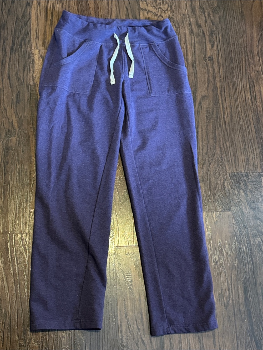 Eddie Bauer Purple Drawstring Track Pants